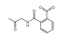 2-nitro-N-(2-oxopropyl)benzamide结构式