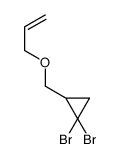 1,1-dibromo-2-(prop-2-enoxymethyl)cyclopropane结构式