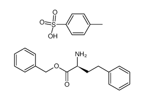 p-tolylsulfonic caid salt of L-homophenylalanine benzyl ester Structure