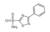 3-phenyl-1,2,4-thiadiazole-5-sulfonamide结构式