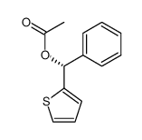 (R)-2-thienylbenzyl alcohol acetate Structure