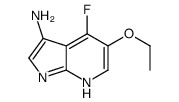 1H-Pyrrolo[2,3-b]pyridin-3-amine, 5-ethoxy-4-fluoro- Structure