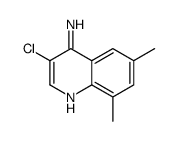 4-Amino-3-chloro-6,8-dimethylquinoline Structure