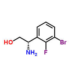 (2S)-2-Amino-2-(3-bromo-2-fluorophenyl)ethanol图片