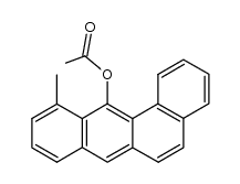 12-acetoxy-11-methylbenz[a]anthracene结构式