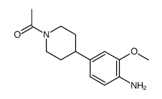 1-(4-(4-AMINO-3-METHOXYPHENYL)PIPERIDIN-1-YL)ETHANONE Structure