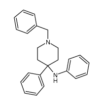 1-benzyl-N,4-diphenylpiperidin-4-amine Structure