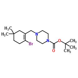 tert-butyl 4-((2-bromo-5,5-dimethylcyclohex-1-enyl)Methyl)piperazine-1-carboxylate图片