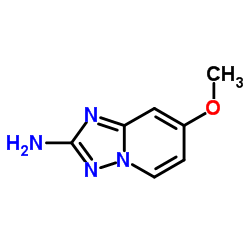 7-Methoxy[1,2,4]triazolo[1,5-a]pyridin-2-amine结构式