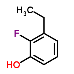 3-Ethyl-2-fluorophenol结构式