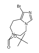 1-Bromo-4,5,7,8-tetrahydro-2,3a,6-triaza-azulene-6-carboxylic acid tert-butyl ester Structure