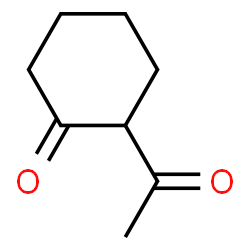 2-acetyl-cyclohexanone Structure
