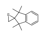 2,3-dihydro-1,1,3,3-tetramethylspiro[1H-indene-2,2'-thiirane]结构式