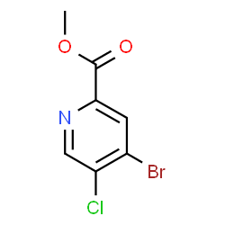 Methyl 4-bromo-5-chloropicolinate Structure