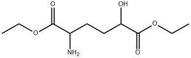 2-Amino-5-hydroxy-hexanedioic acid diethyl ester Structure
