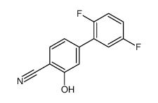 4-(2,5-difluorophenyl)-2-hydroxybenzonitrile Structure