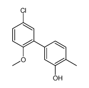 5-(5-chloro-2-methoxyphenyl)-2-methylphenol Structure