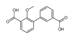 3-(3-carboxyphenyl)-2-methoxybenzoic acid Structure