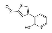 4-(2-oxo-1H-pyridin-3-yl)thiophene-2-carbaldehyde结构式