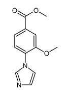 methyl 4-(1H-imidazol-1-yl)-3-methoxybenzoate Structure