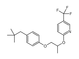 2-[1-[4-(2,2-dimethylpropyl)phenoxy]propan-2-yloxy]-5-(trifluoromethyl)pyridine Structure