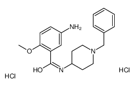 5-amino-N-(1-benzylpiperidin-4-yl)-2-methoxybenzamide,dihydrochloride Structure