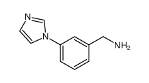 (3-(1H-Imidazol-1-yl)phenyl)methanamine Structure