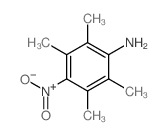 Benzenamine,2,3,5,6-tetramethyl-4-nitro- Structure