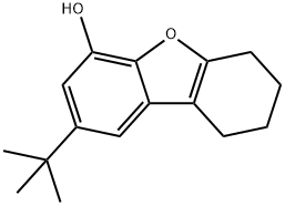 4-Dibenzofuranol, 2-(1,1-diMethylethyl)-6,7,8,9-tetrahydro- structure