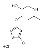 1-(5-chlorothiophen-3-yl)oxy-3-(propan-2-ylamino)propan-2-ol hydrochlo ride picture