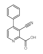 3-Cyano-4-phenylpyridine-2-carboxylic acid Structure