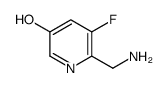 6-(Aminomethyl)-5-fluoro-3-pyridinol结构式