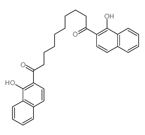 1,10-双-(1-羟基-2-萘)-1,10-癸二酮结构式