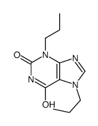 3,7-dipropylpurine-2,6-dione Structure