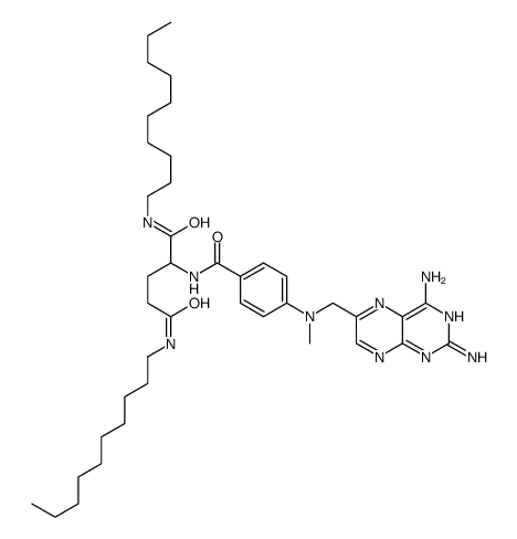 methotrexate-N,N'-bis(decylamide) structure