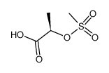(R)-2-(methanesulfonyloxy)propionic acid结构式