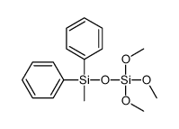 trimethyl [methyl(diphenyl)silyl] silicate Structure