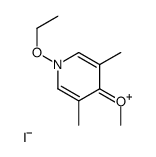 1-ethoxy-4-methoxy-3,5-dimethylpyridin-1-ium,iodide结构式