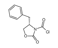 (S)-4-benzyloxazolidin-2-one-3-carbonyl chloride结构式