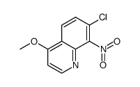 7-Chloro-4-methoxy-8-nitro-quinoline Structure