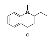 2-ethyl-1-methylquinolin-4-one结构式