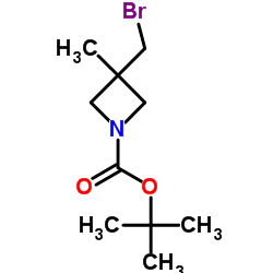 tert-butyl 3-(bromomethyl)-3-methylazetidine-1-carboxylate Structure