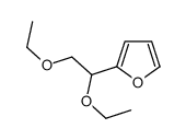 2-(1,2-diethoxyethyl)furan Structure