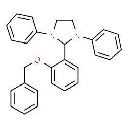 2-[2-(benzyloxy)phenyl]-1,3-diphenylimidazolidine Structure