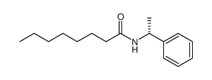 (R)-N-(1-phenylethyl)octanamide结构式