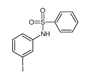 N-(3-iodophenyl)benzenesulfonamide结构式