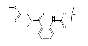 Boc Ant-Sar-OMe Structure