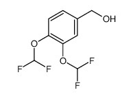 [3,4-bis(difluoromethoxy)phenyl]methanol结构式