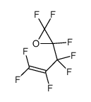 2,2,3-trifluoro-3-(1,1,2,3,3-pentafluoroprop-2-enyl)oxirane结构式