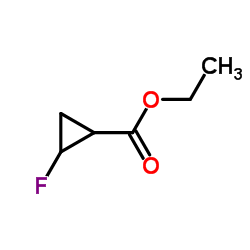 ethyl 2-fluorocyclopropanecarboxylate Structure